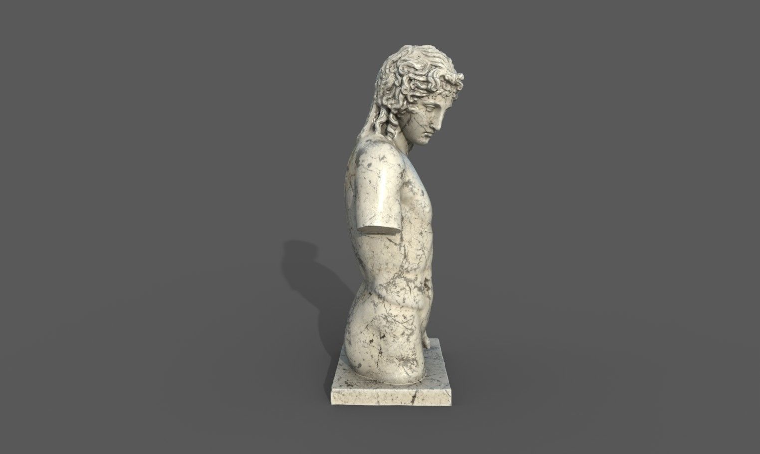 Eros of Centocelle Low-poly 3D model_21