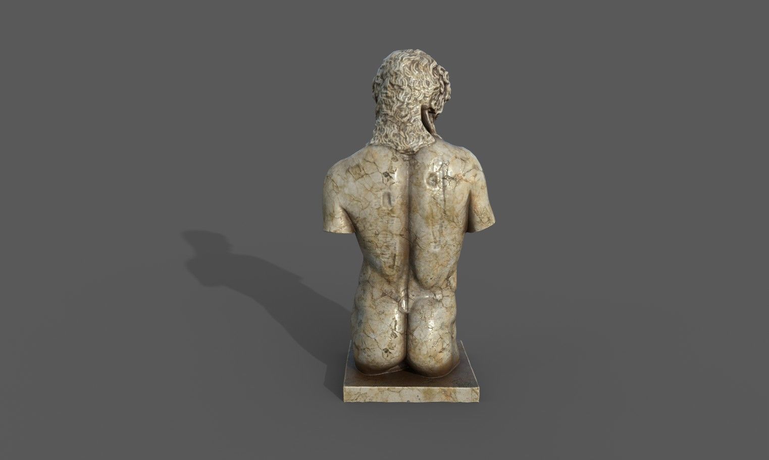 Eros of Centocelle Low-poly 3D model_14