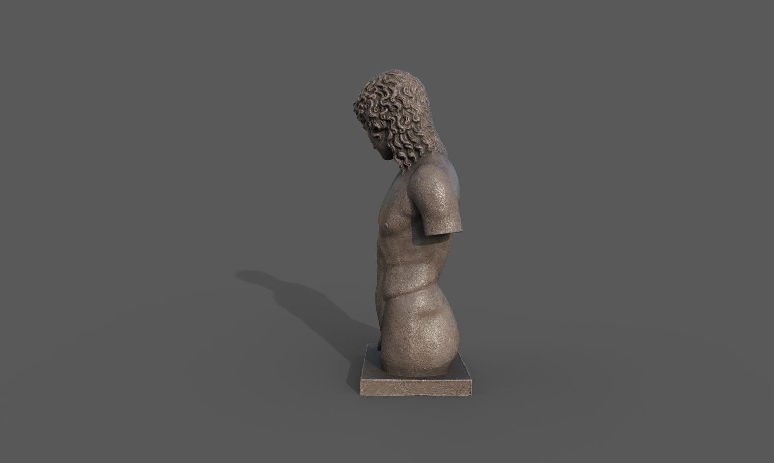 Eros of Centocelle Low-poly 3D model_7