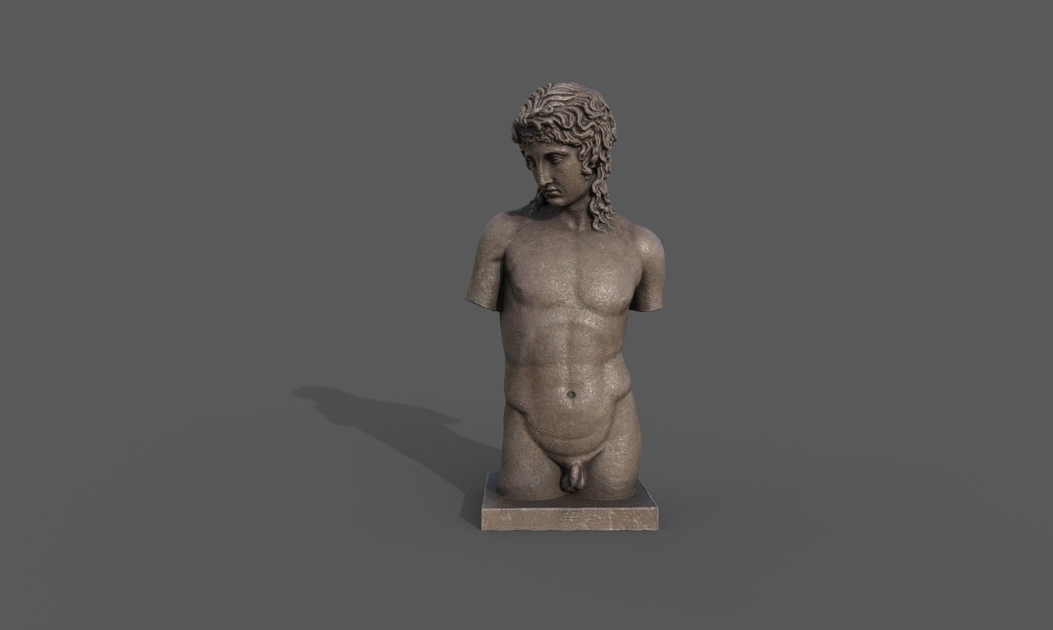Eros of Centocelle Low-poly 3D model_1