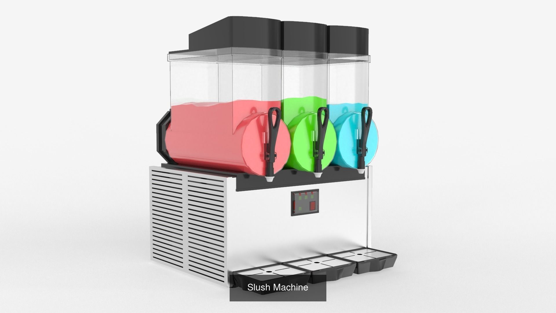 Various Beverage Dispenser Machines 3D Model Collection_6