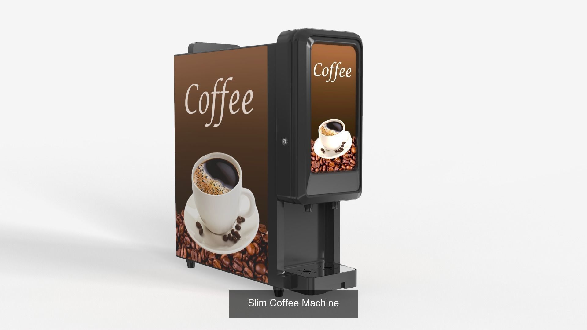 Various Beverage Dispenser Machines 3D Model Collection_3