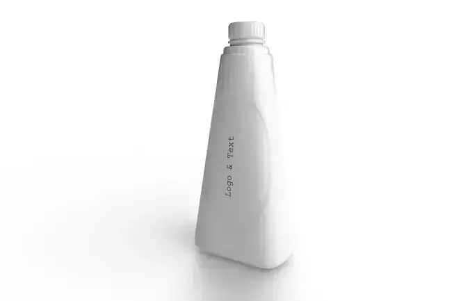 Bottle M6 Low-poly 3D model