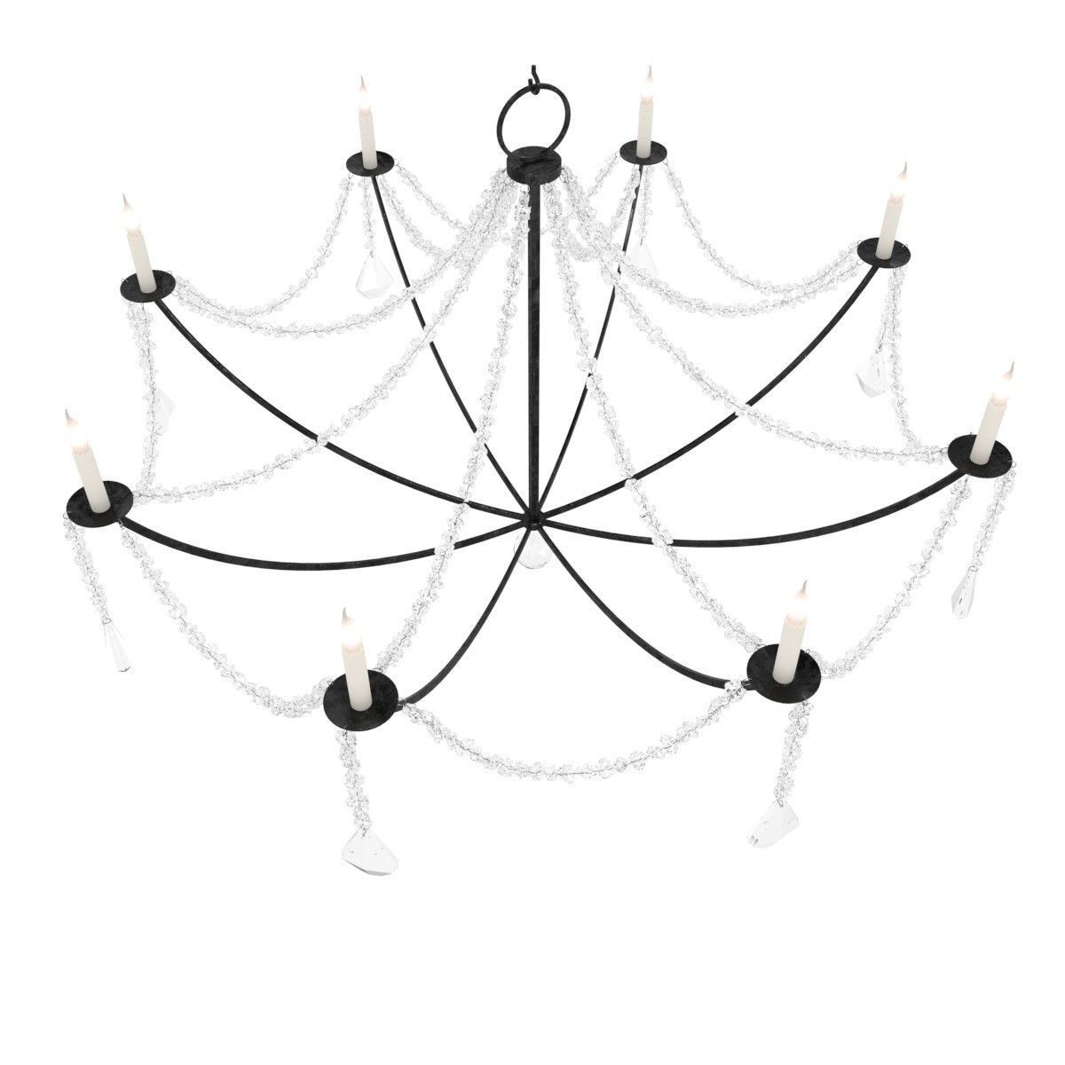 CRYSTAL DRAPE CHANDELIER Low Country Originals 3D model_5