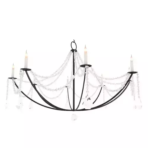 CRYSTAL DRAPE CHANDELIER Low Country Originals