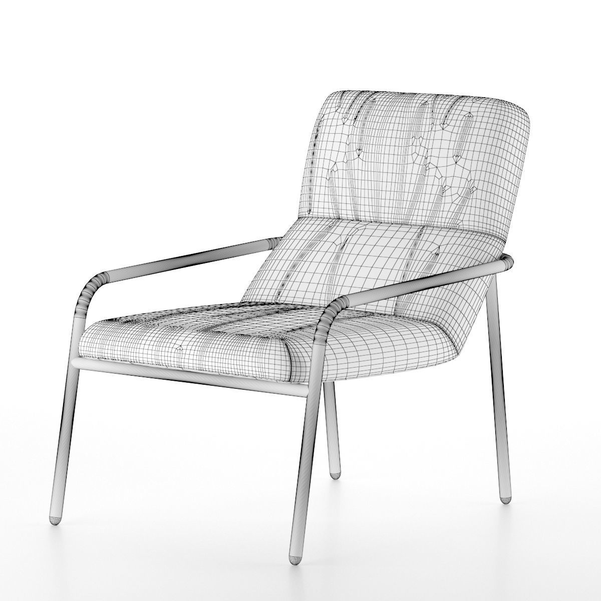 Sancal Elle Armchair 3D model_2