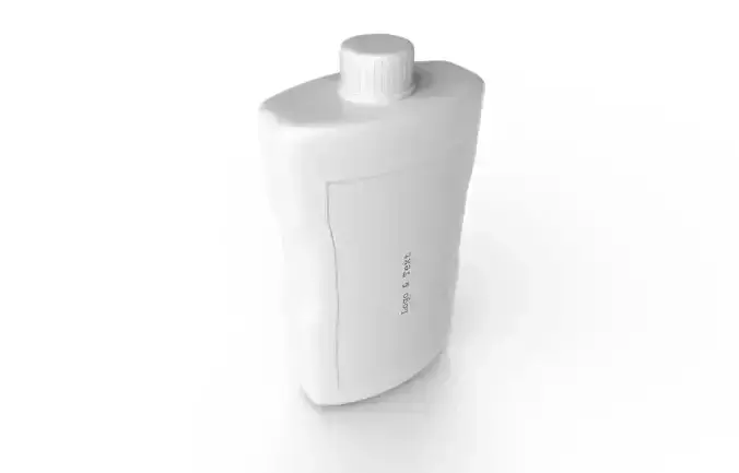 Bottle M7 Low-poly 3D model