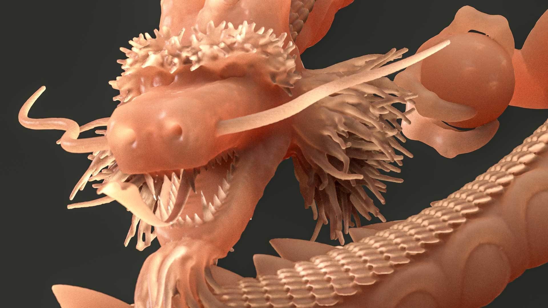 Shenron fron Dragon Ball - 3D print Model 3D print model_17