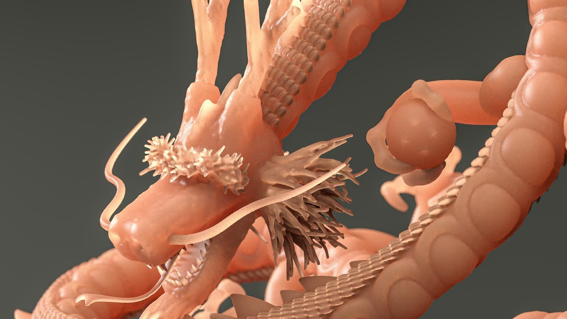 Shenron fron Dragon Ball - 3D print Model 3D print model_11