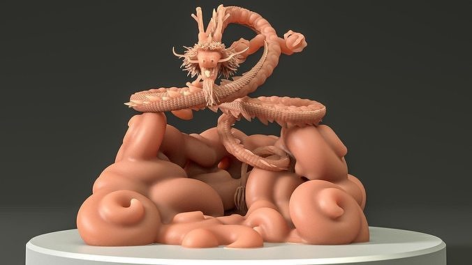 Shenron fron Dragon Ball - 3D print Model 3D print model