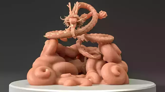 Shenron fron Dragon Ball - 3D print Model