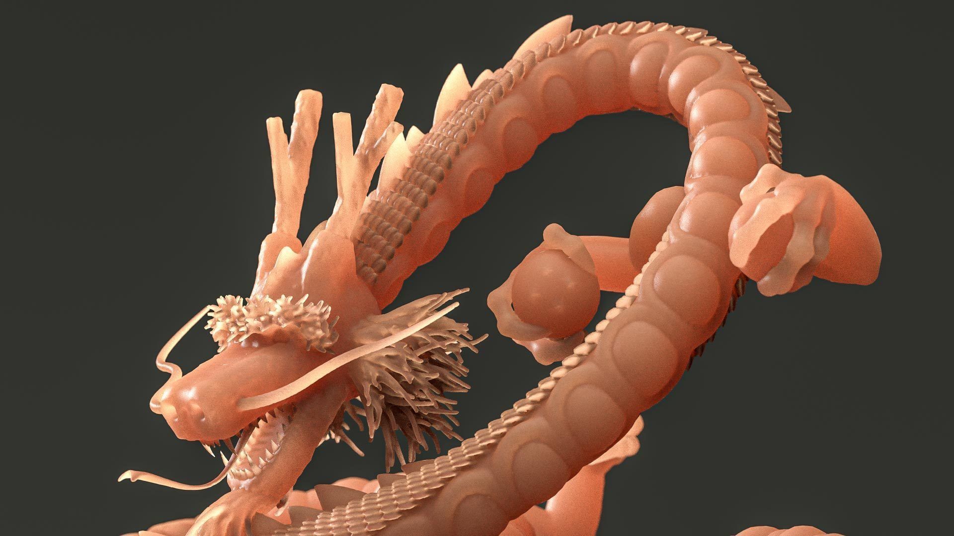 Shenron fron Dragon Ball - 3D print Model 3D print model_10