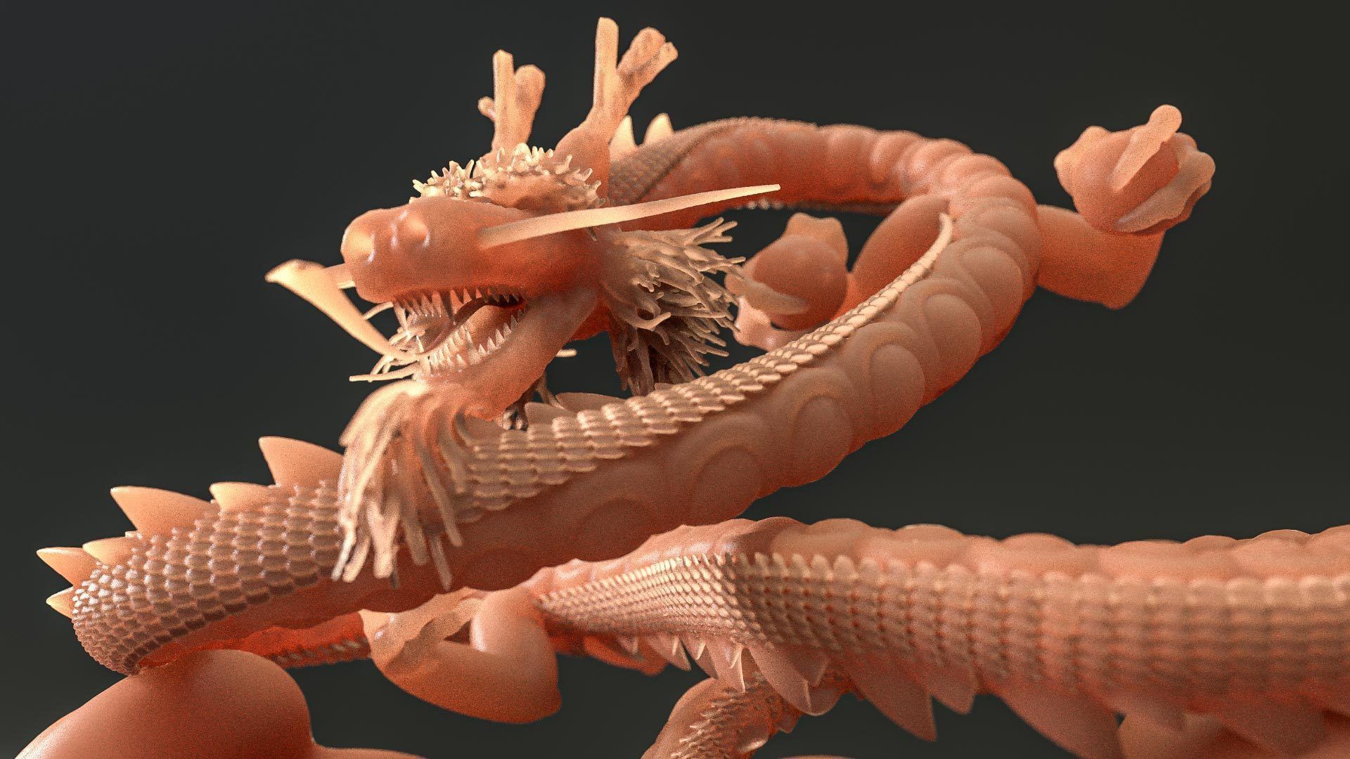 Shenron fron Dragon Ball - 3D print Model 3D print model_9