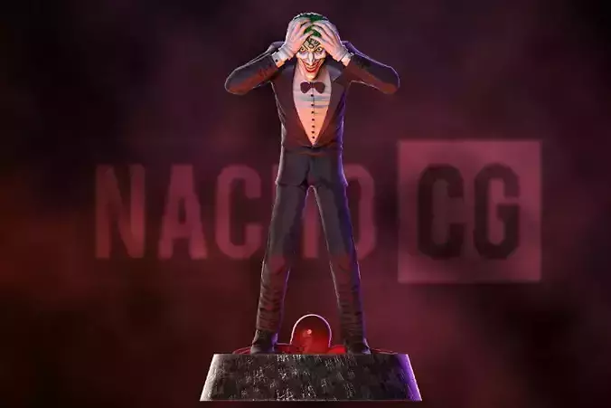 Fanart Joker - Killing Joke - Statue 3D print model