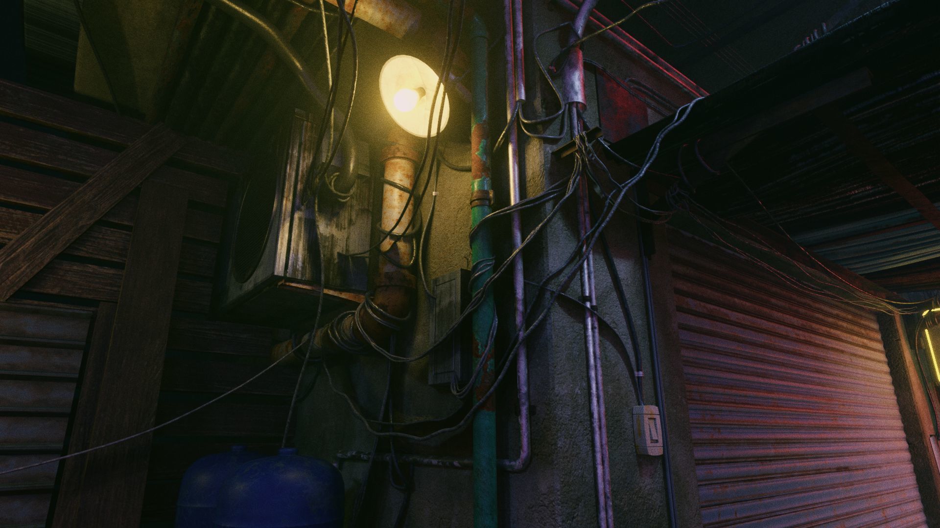 Cairo City Cyberpunk Streets - Animated Neon Signs - Day - Night 3D ...