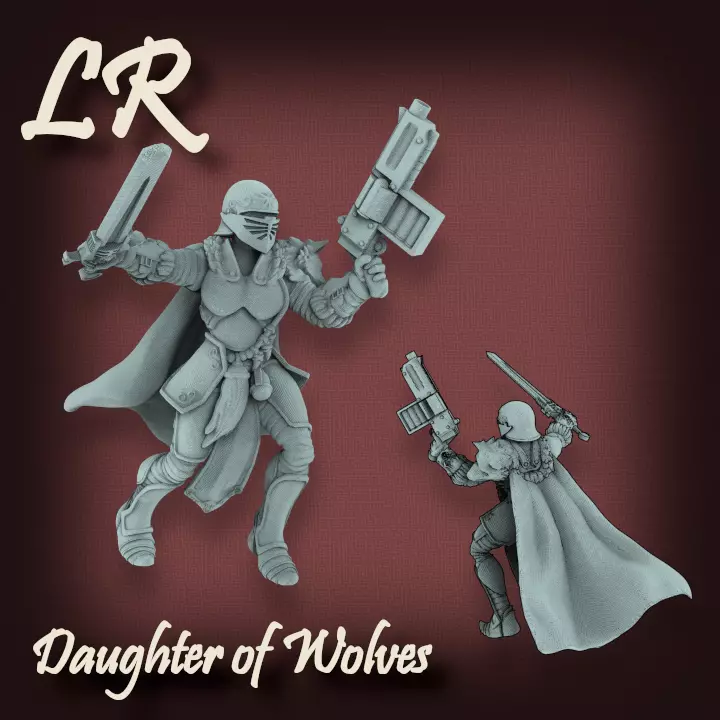 Daughter of Wolves Sergeant Free 3D print model