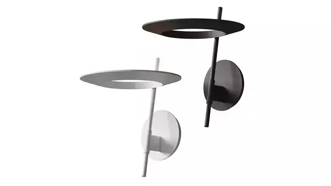 Ringlo Wall Torchiere by Sonneman