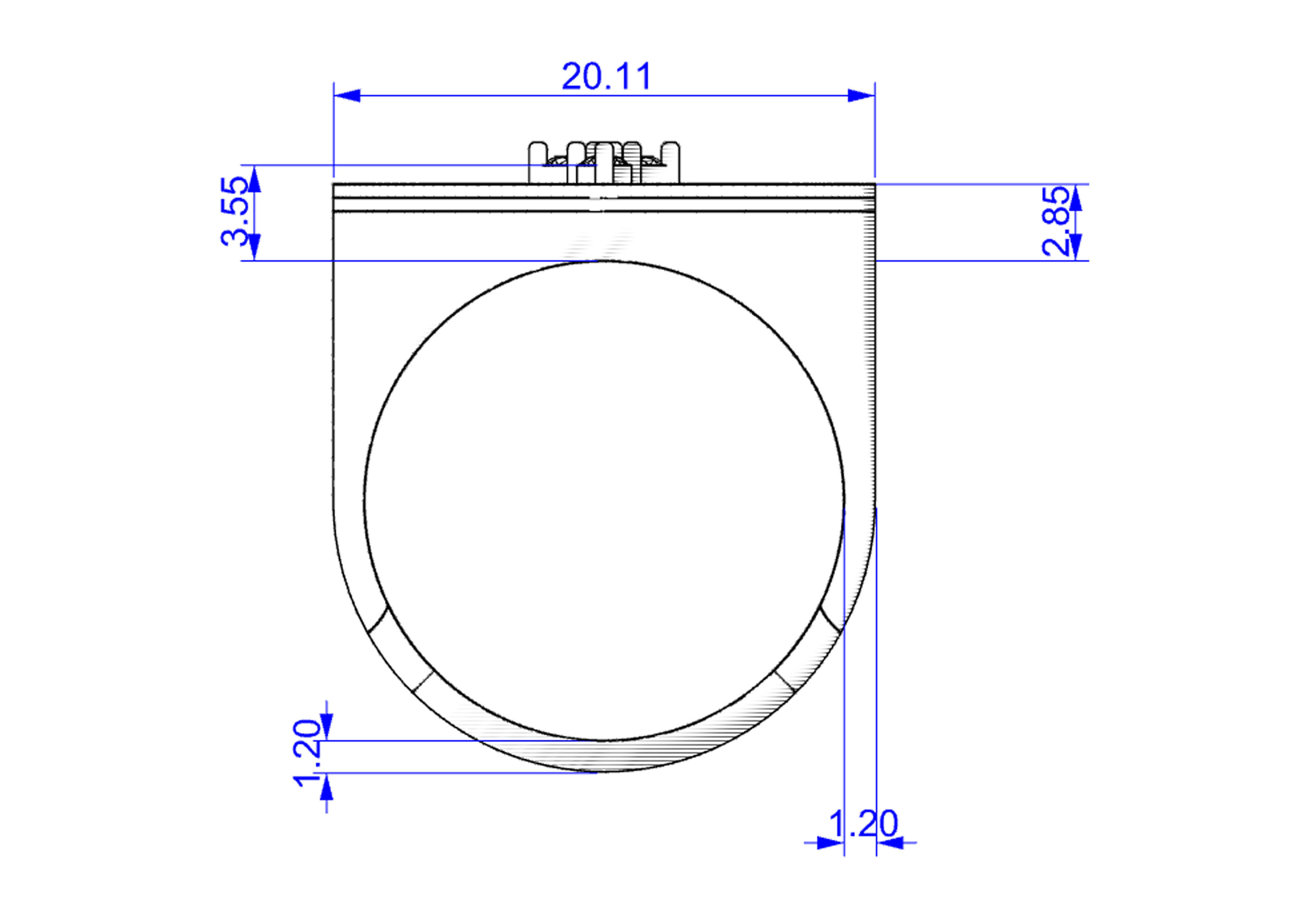 Coin ring 3D print model_9
