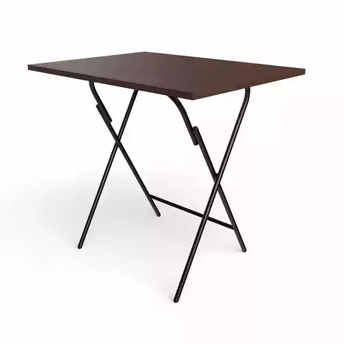 EasyFold study Table dark acacia