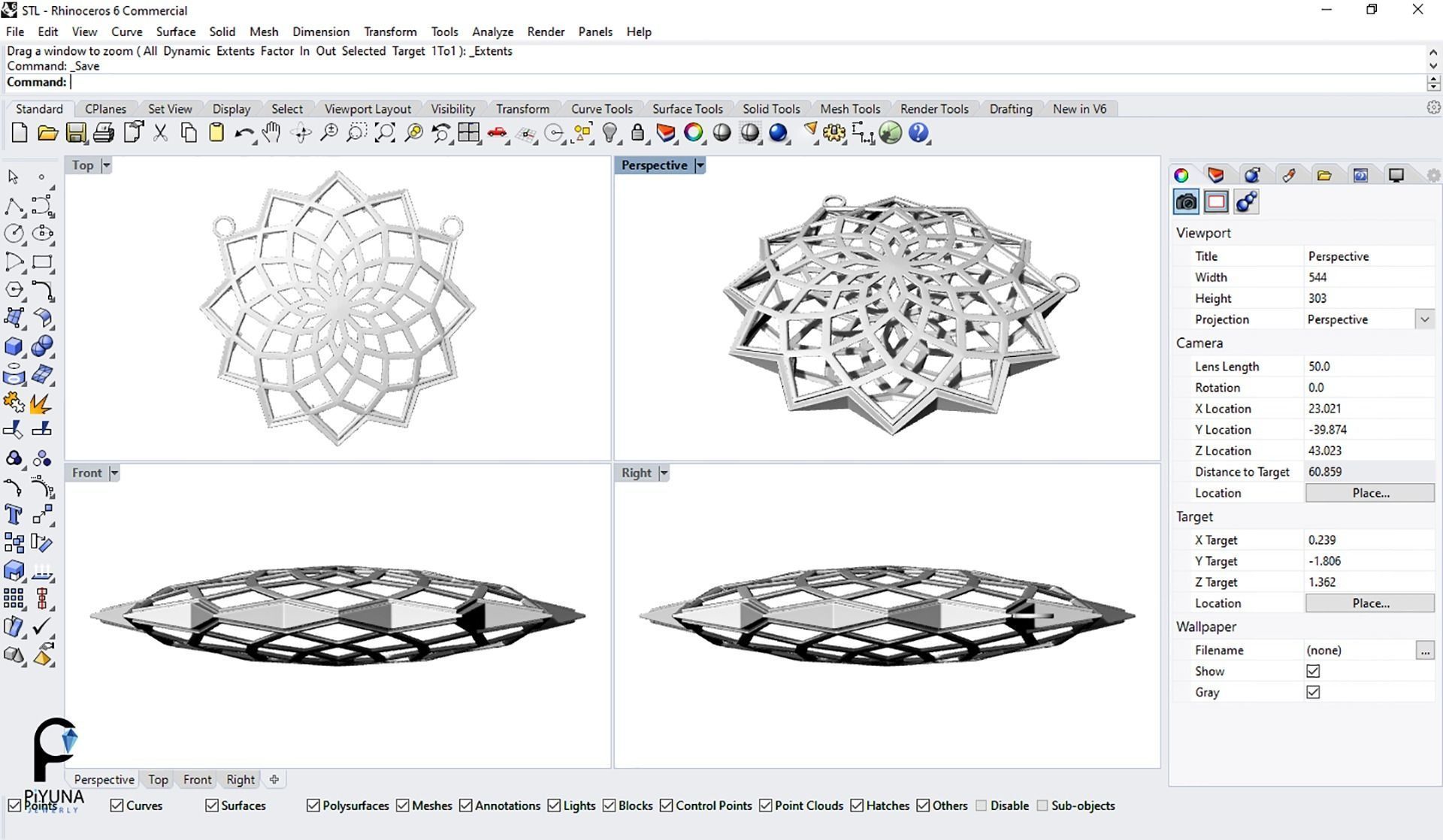 Eslimi pendant  010 3D print model_4