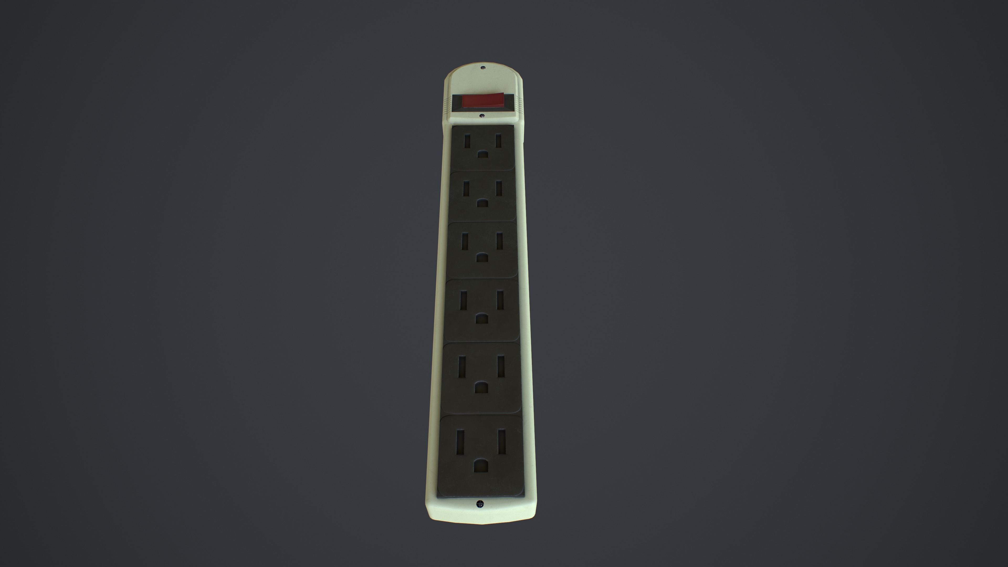 Outlets and Switches - Clean and Dirty Low-poly 3D model_28