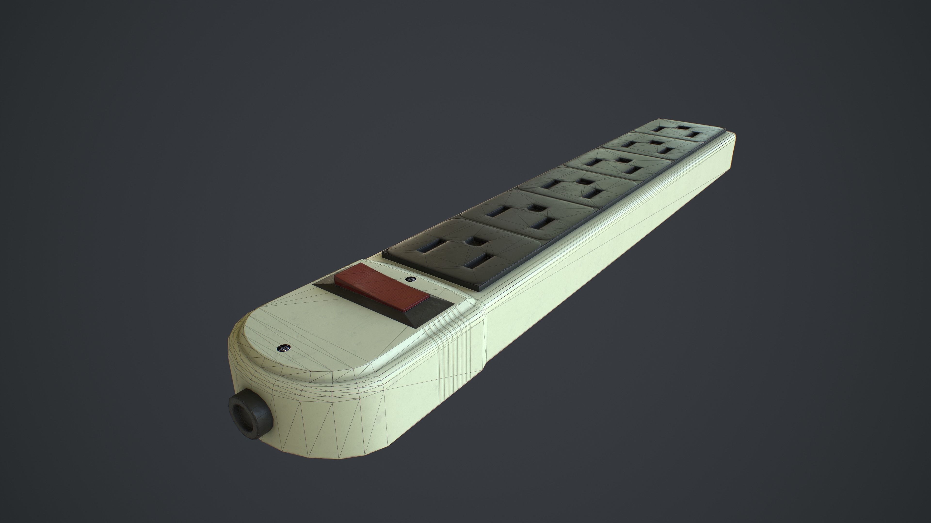 Outlets and Switches - Clean and Dirty Low-poly 3D model_32