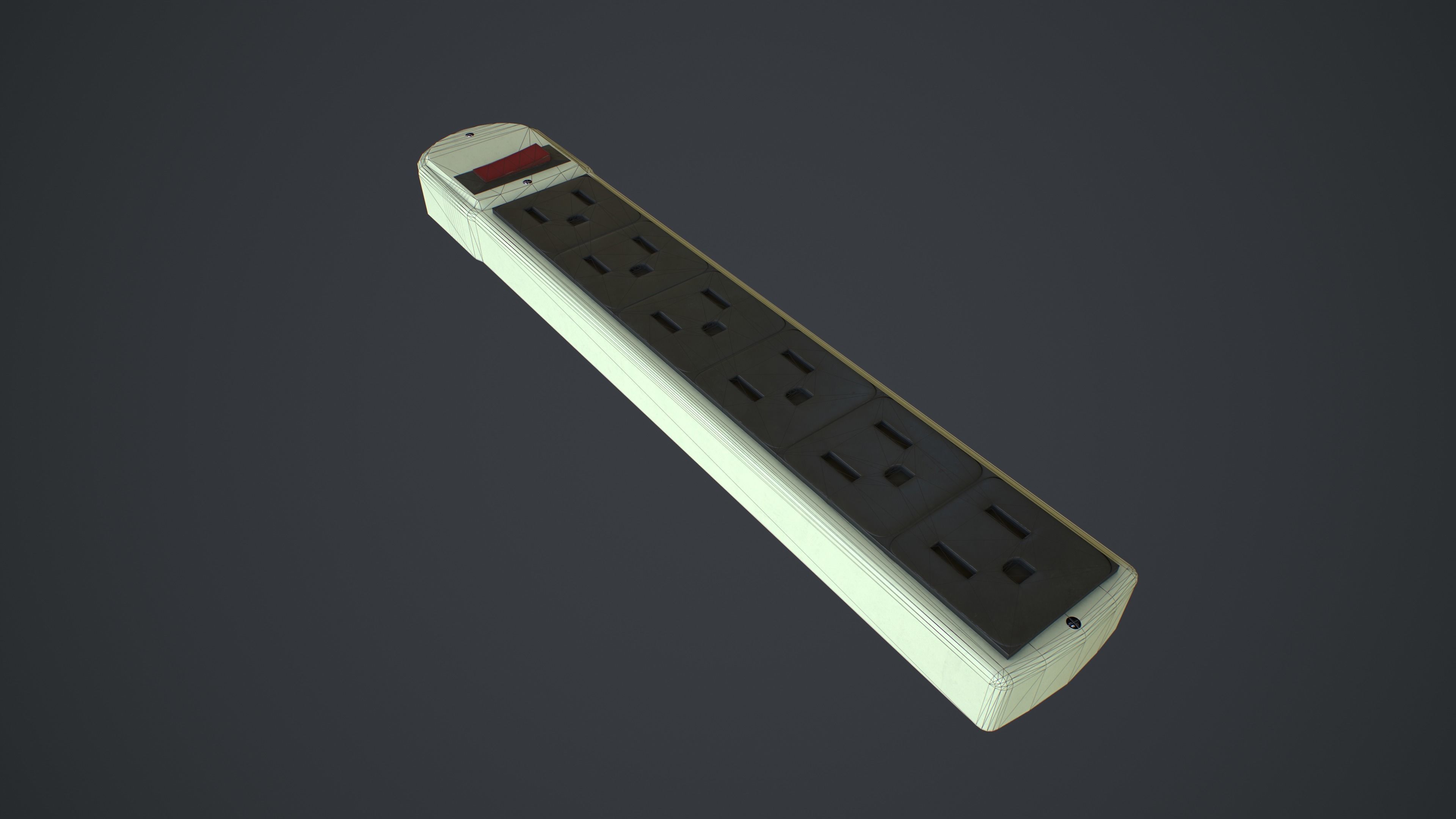 Outlets and Switches - Clean and Dirty Low-poly 3D model_31