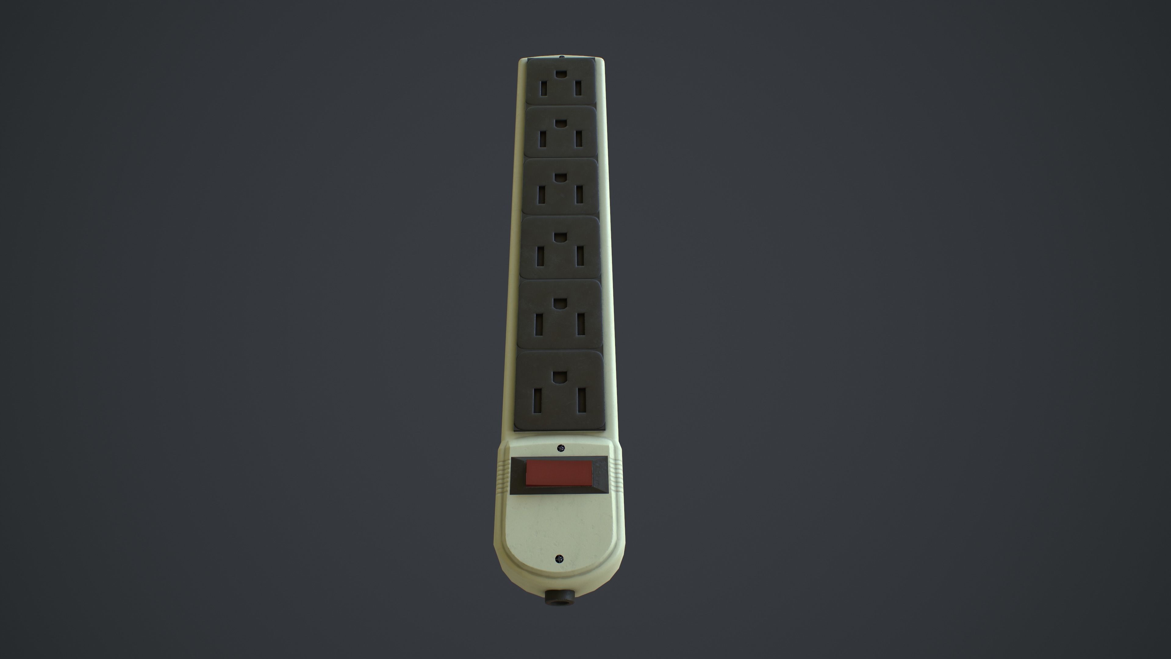 Outlets and Switches - Clean and Dirty Low-poly 3D model_25