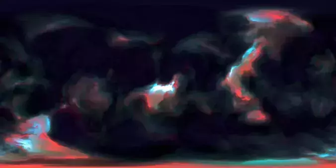 Nebula HDRI nanoPack Free 3D model