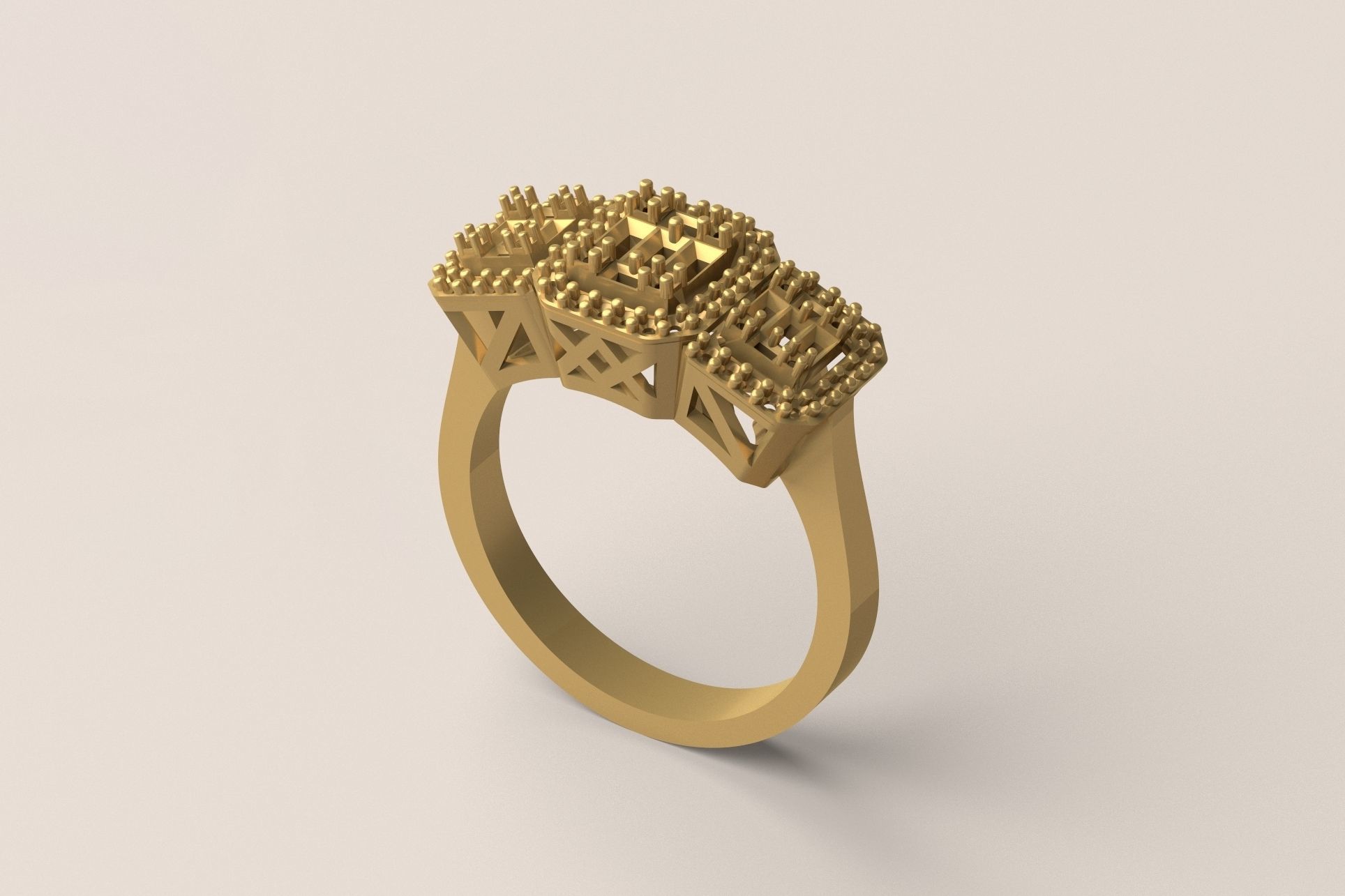 Ring R 15 3D print model_1