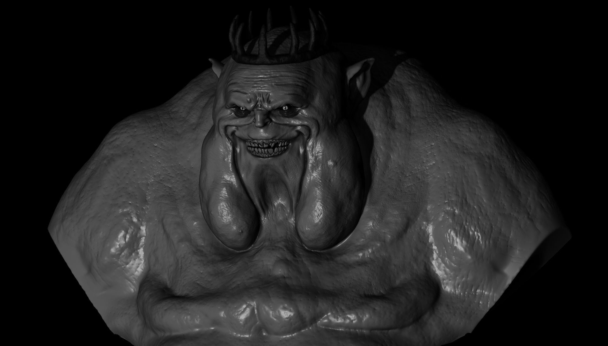 Lord Of The Rings - Great Goblin 3D print model_13