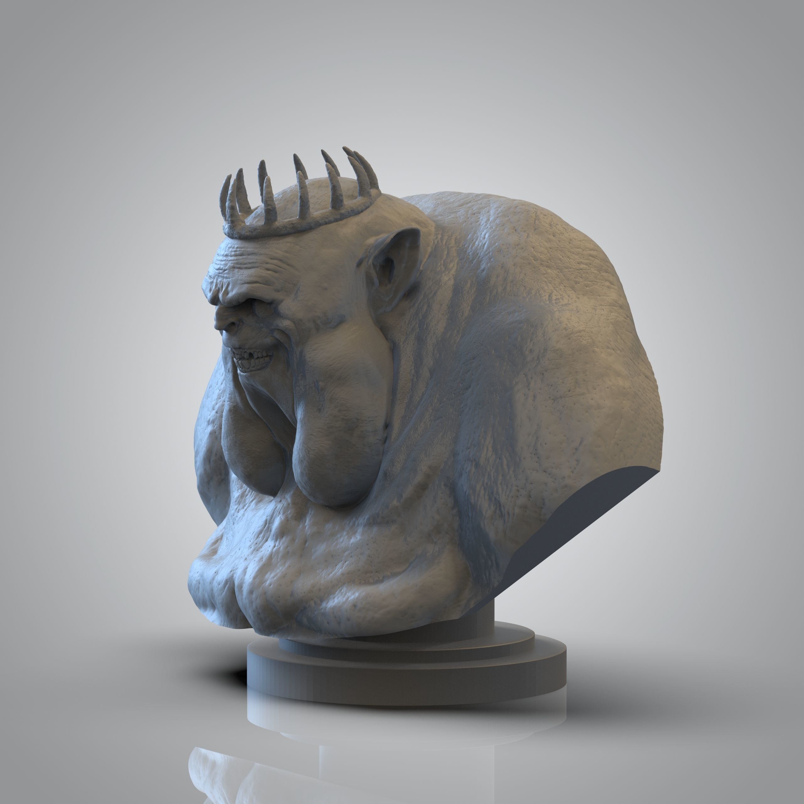 Lord Of The Rings - Great Goblin 3D print model_5