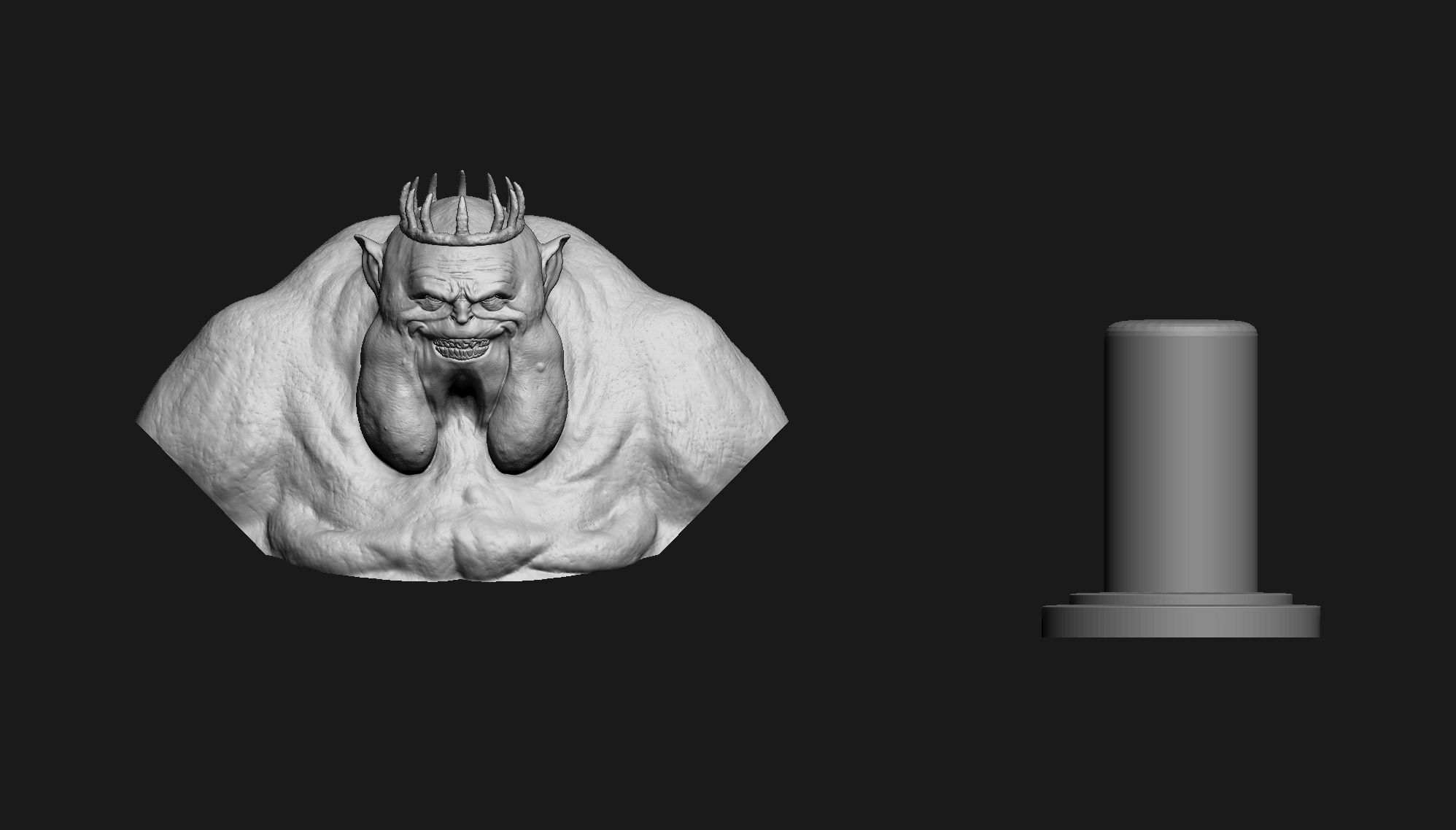 Lord Of The Rings - Great Goblin 3D print model_8