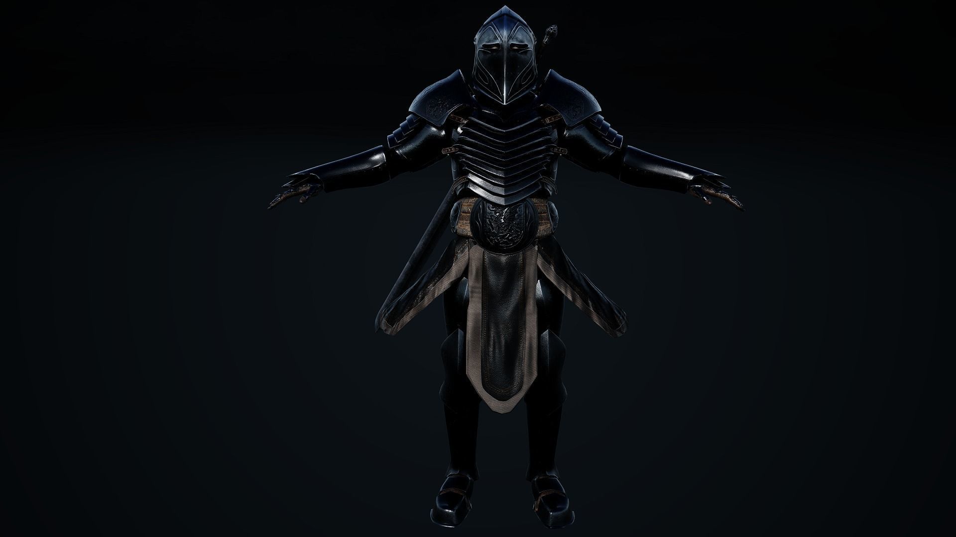 Fantasy Knight Skeleton and werewolf pack 3D Model Collection_10