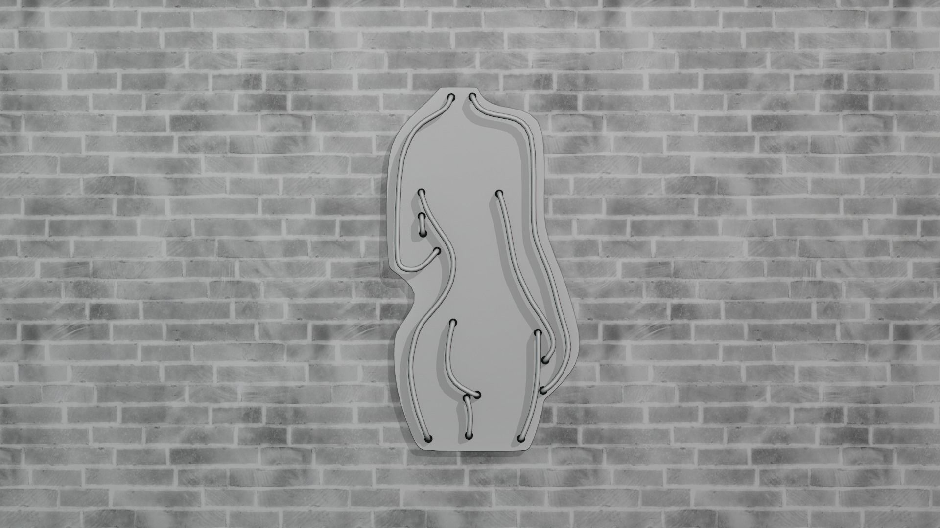 Neon 3D Model 13 - Body Shape 3 3D model_11