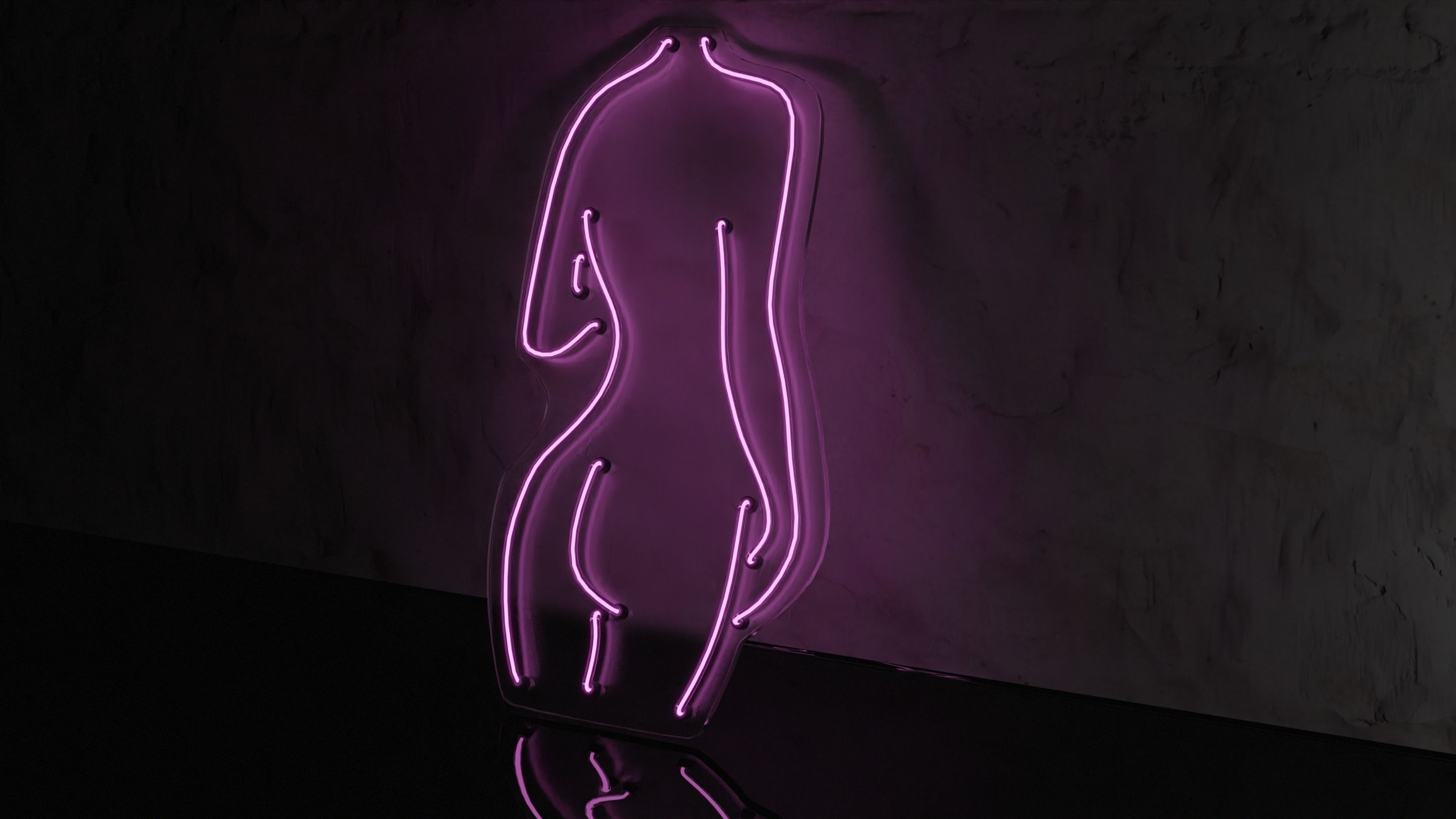 Neon 3D Model 13 - Body Shape 3 3D model_9