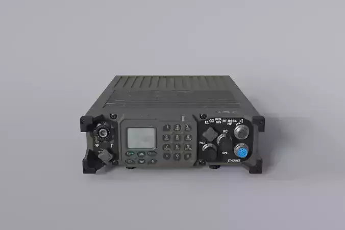 Military Radio - SubD Asset for Films and Games
