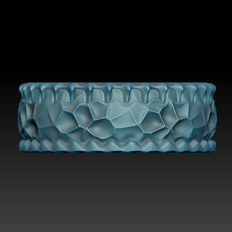 Wedding ring 3D print model_2