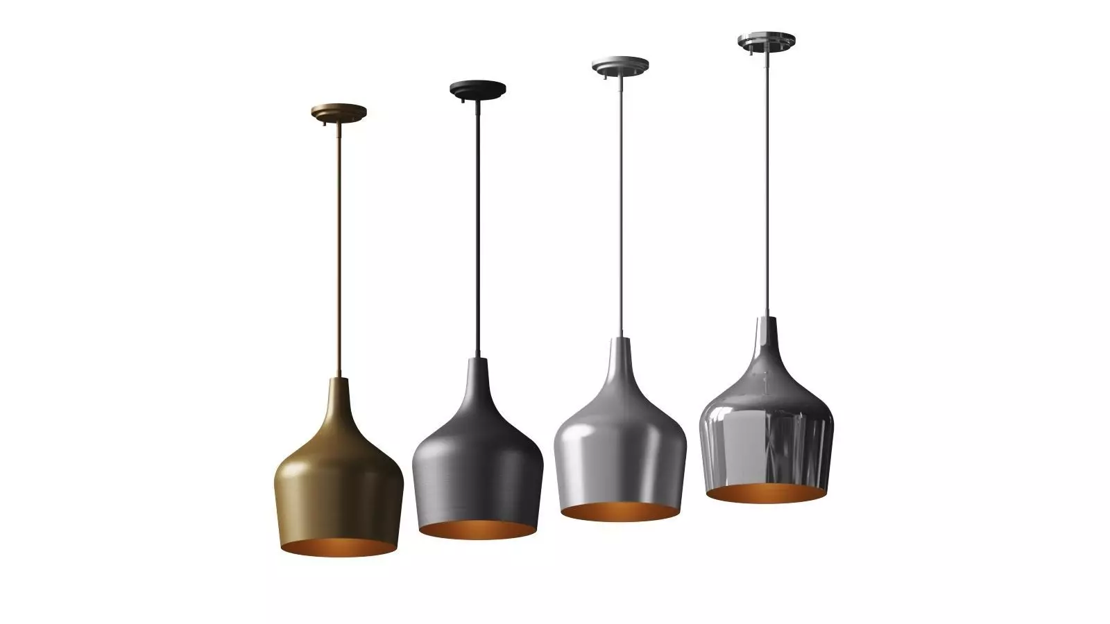 Danielle Bell Pendant by Ivy Bronx 3D model