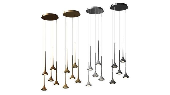 Bach Pendant By Kuzco Lighting 3D model