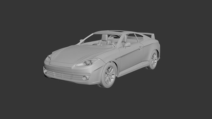 Hyundai Tiburon 2008  3D print model