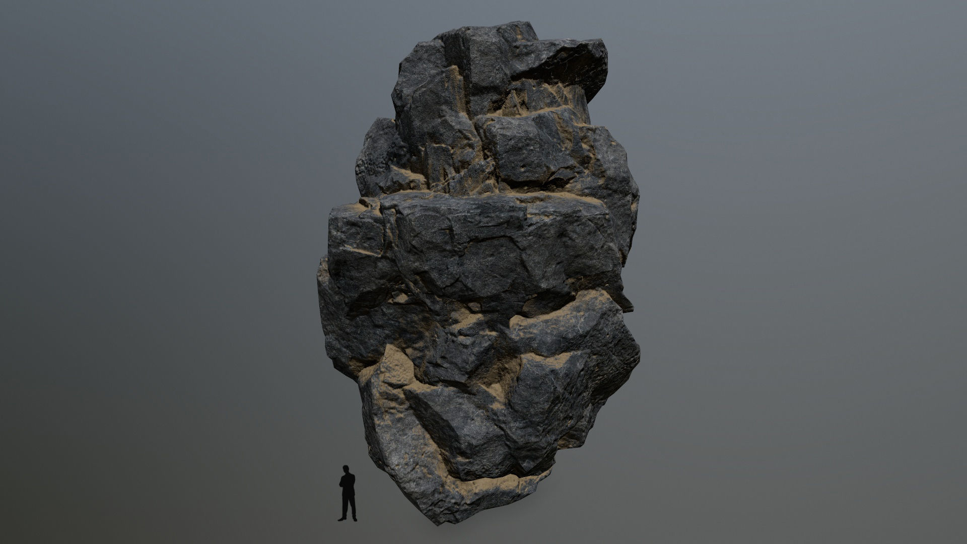 rocks rock Low-poly 3D model_14