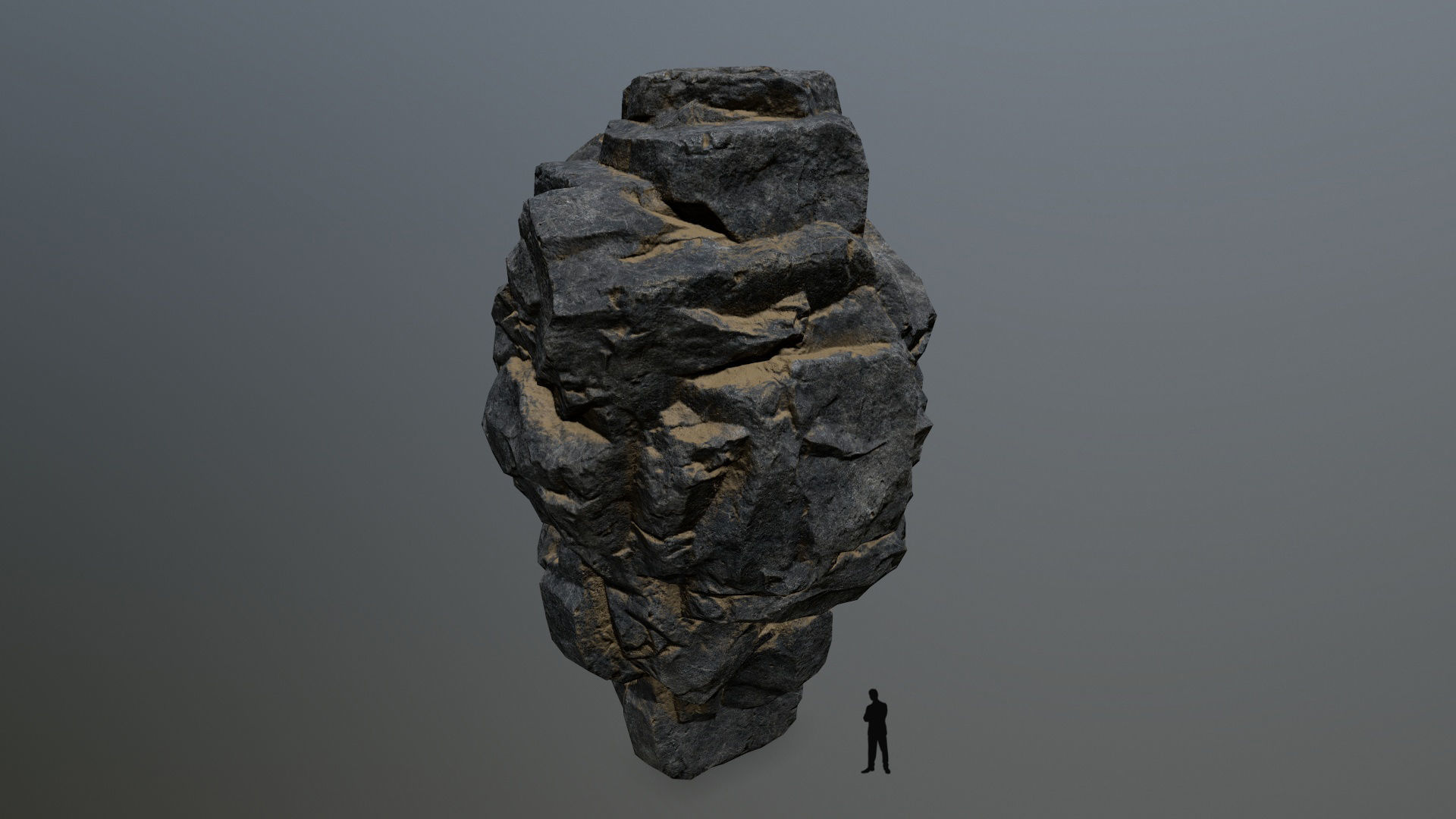 rocks rock Low-poly 3D model_5