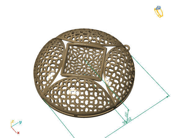 Large pendants 3DM File 21 3D print model_2