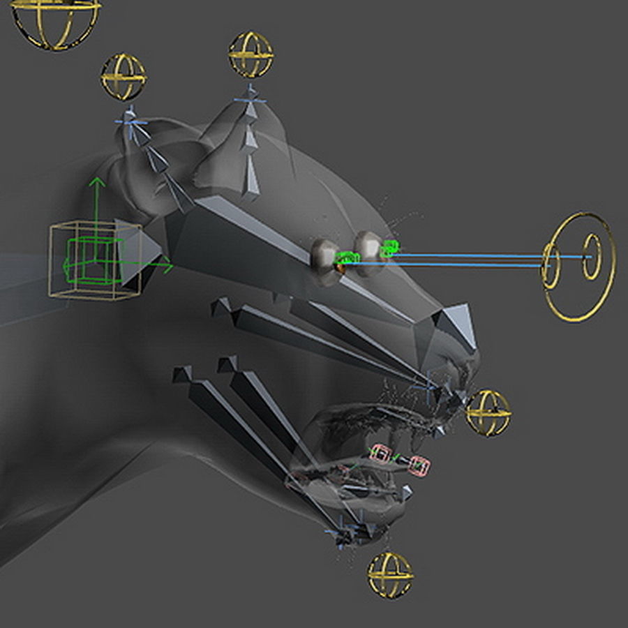 Animated Lion 3D model_20