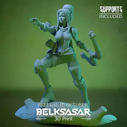 Grove Archer Elf Girl Nude