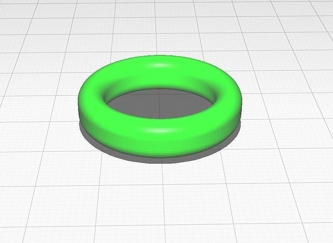 Simple Ring  Wedding ring decoration  small Gadget 3D print model