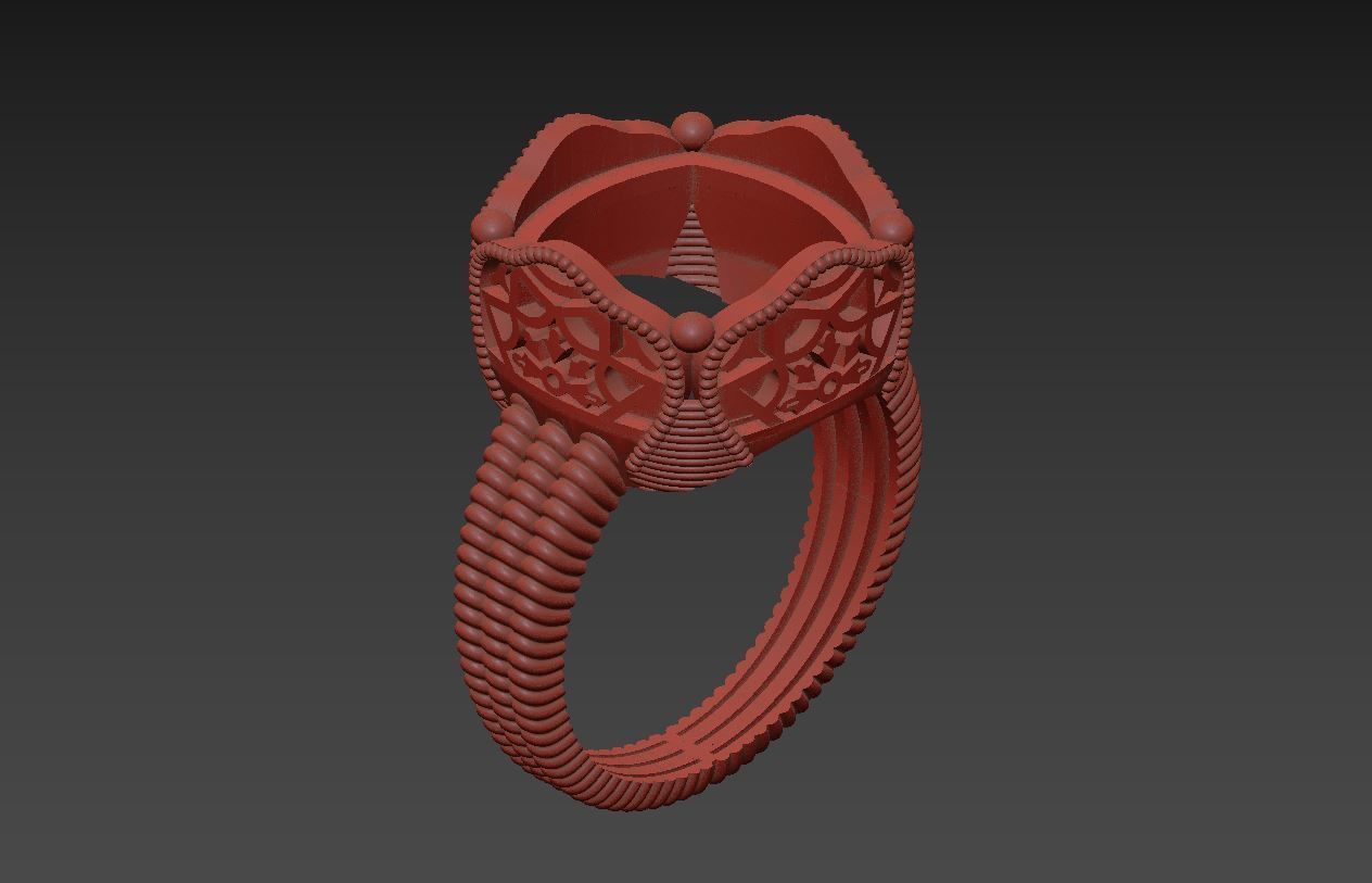Ring R 025 3D print model_6