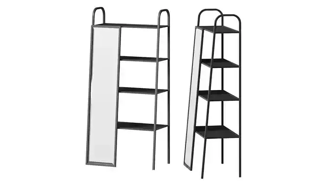 Shelves Standing Mirror by Clear Home Design