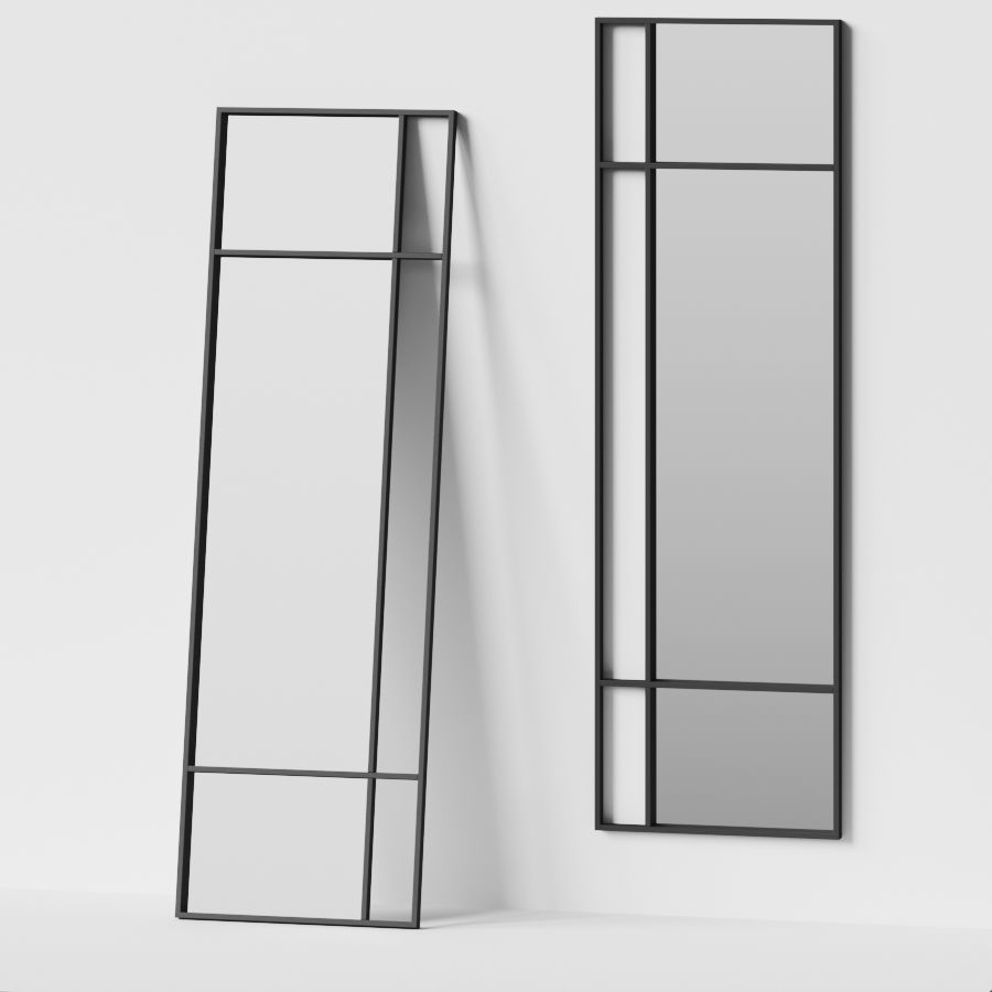 Grid Floor Mirror by Clear Home Design 3D model_1